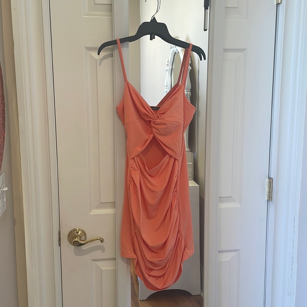 Coral Mini Dress